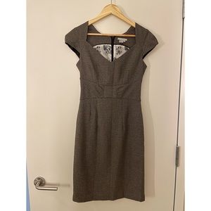 H&M Premium Cap Sleeve Dress with Front Detailing